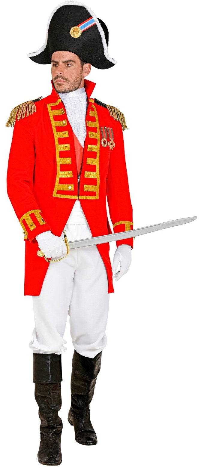 Costumi in Coppia da Militare Vittoriano con Giacca Rossa