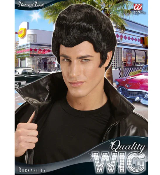 Peluca Rockabilly Morena COMPLEMENTOS Widmann