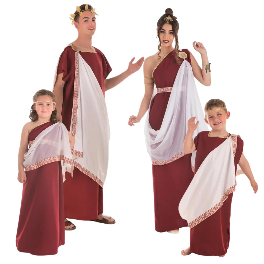 Disfraces para Grupo de Senador y Dama Romanos Granates Romano y Griego Disfraces Simon