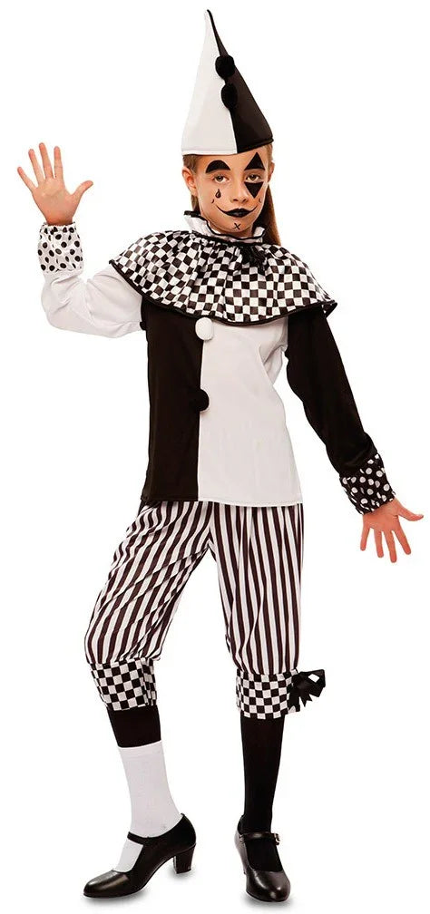 Disfraces para Grupo de Arlequines Blancos y Negros Arlequines y Bufones Disfraces Simon