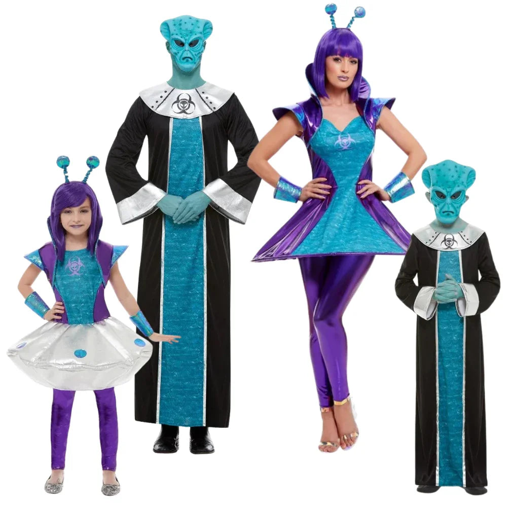 Disfraces para Grupo de Alienígenas del Espacio Extraterrestres Disfraces Simon
