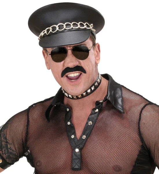 Gorra de cuero con cadena COMPLEMENTOS Widmann