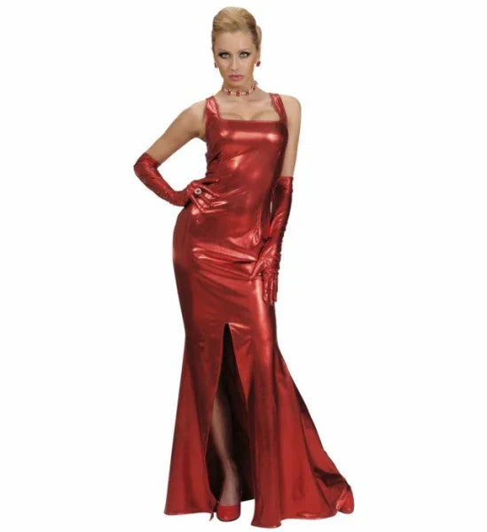 Vestido Rojo Glamour Adultos Widmann