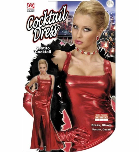 Vestido Rojo Glamour Adultos Widmann