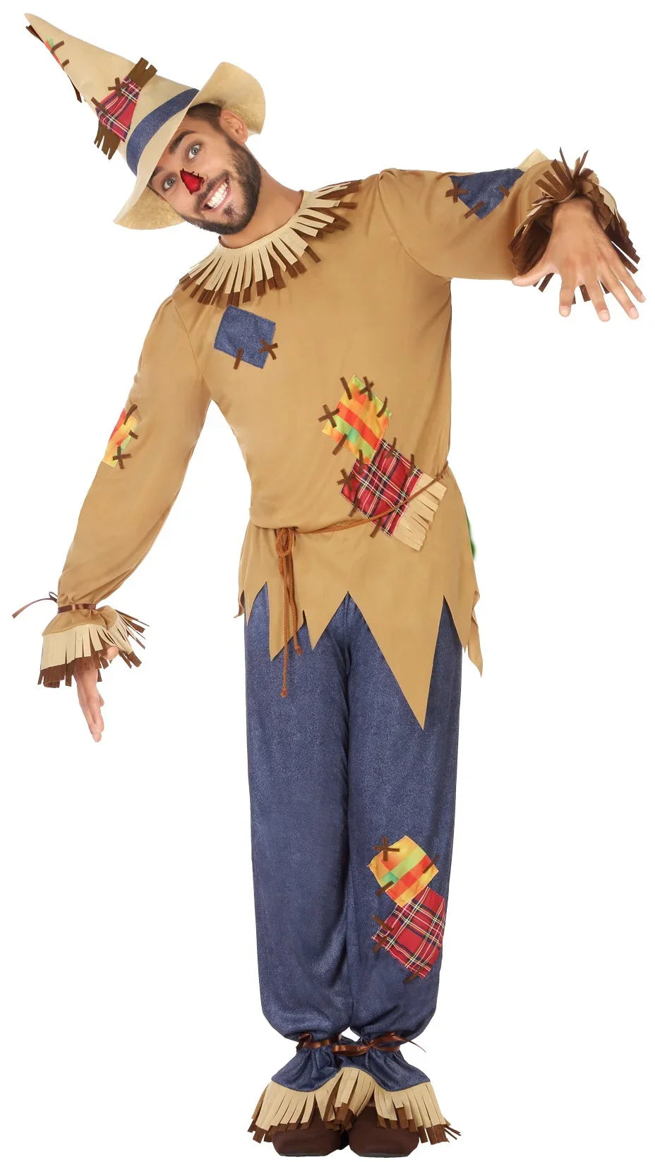 Disfraces en Pareja de Espantapájaros Espantapájaros Disfraces Simon