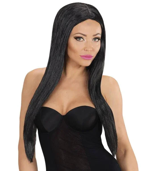 Peluca Morena Larga sin Flequillo COMPLEMENTOS Widmann