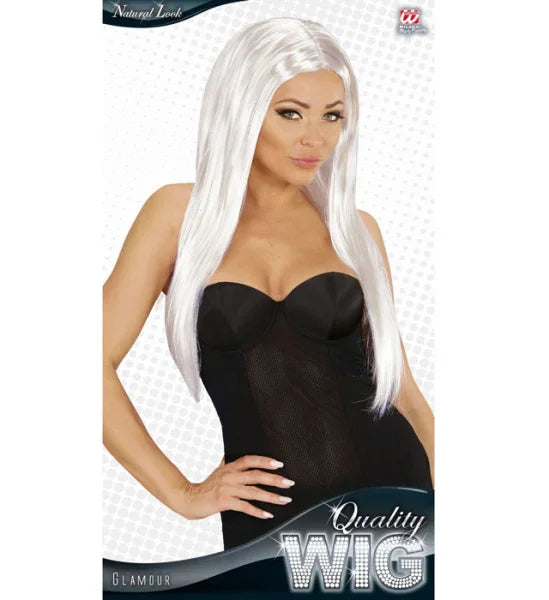 Peluca Blanca sin Flequillo COMPLEMENTOS Widmann