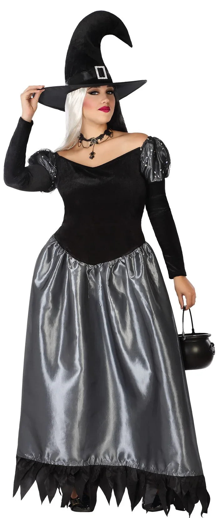 Disfraz de Bruja Oscura para Mujer Brujas Atosa XL