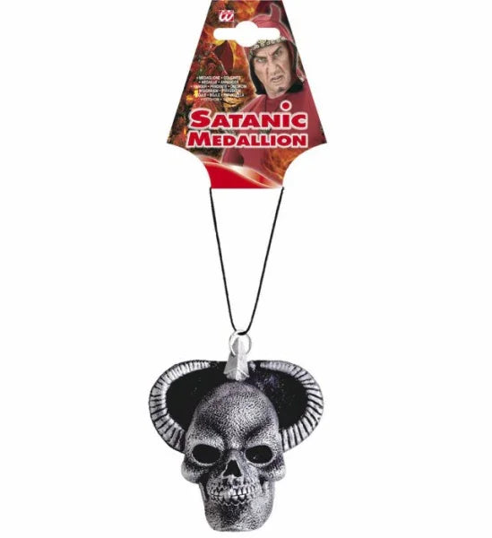 Medallón Satánico de Látex COMPLEMENTOS Widmann