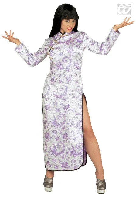 Disfraz de China en Blanco para Mujer Adultos Widmann