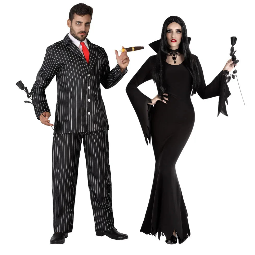 Disfraces en Pareja de La Familia Addams Familia Addams Disfraces Simon