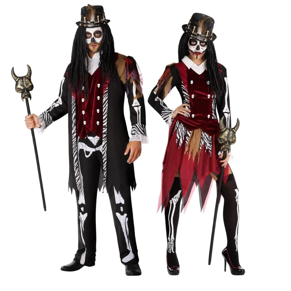 Disfraces en Pareja de Hechiceros Vudú Hechiceros y Muñecas Vudú Disfraces Simon