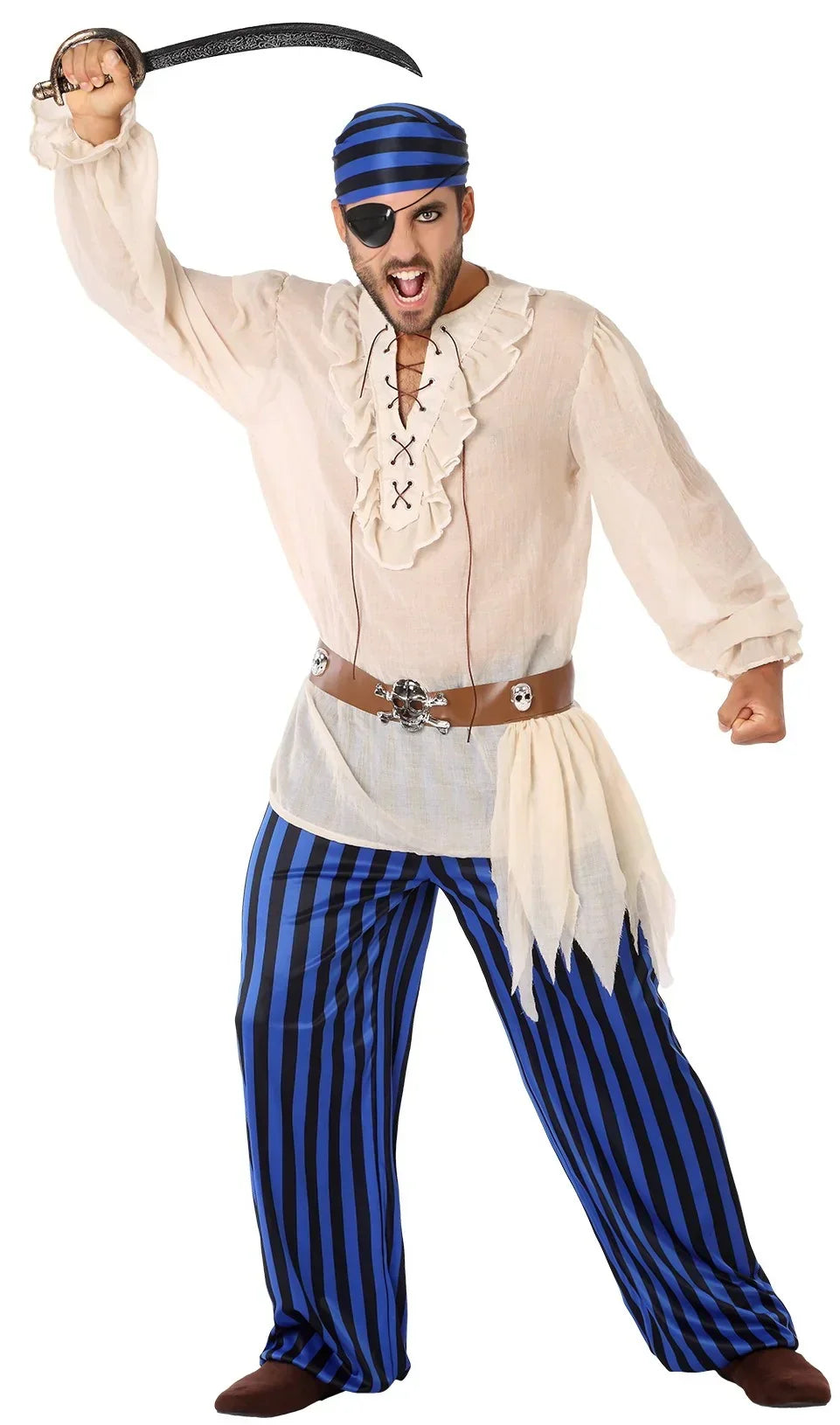 Disfraces en Pareja de Piratas Azules Piratas Disfraces Simon