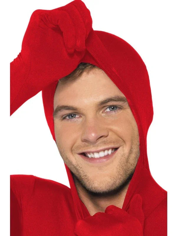 Disfraz Segunda Piel Rojo para Adulto Segunda Piel - Morphsuits Smiffys