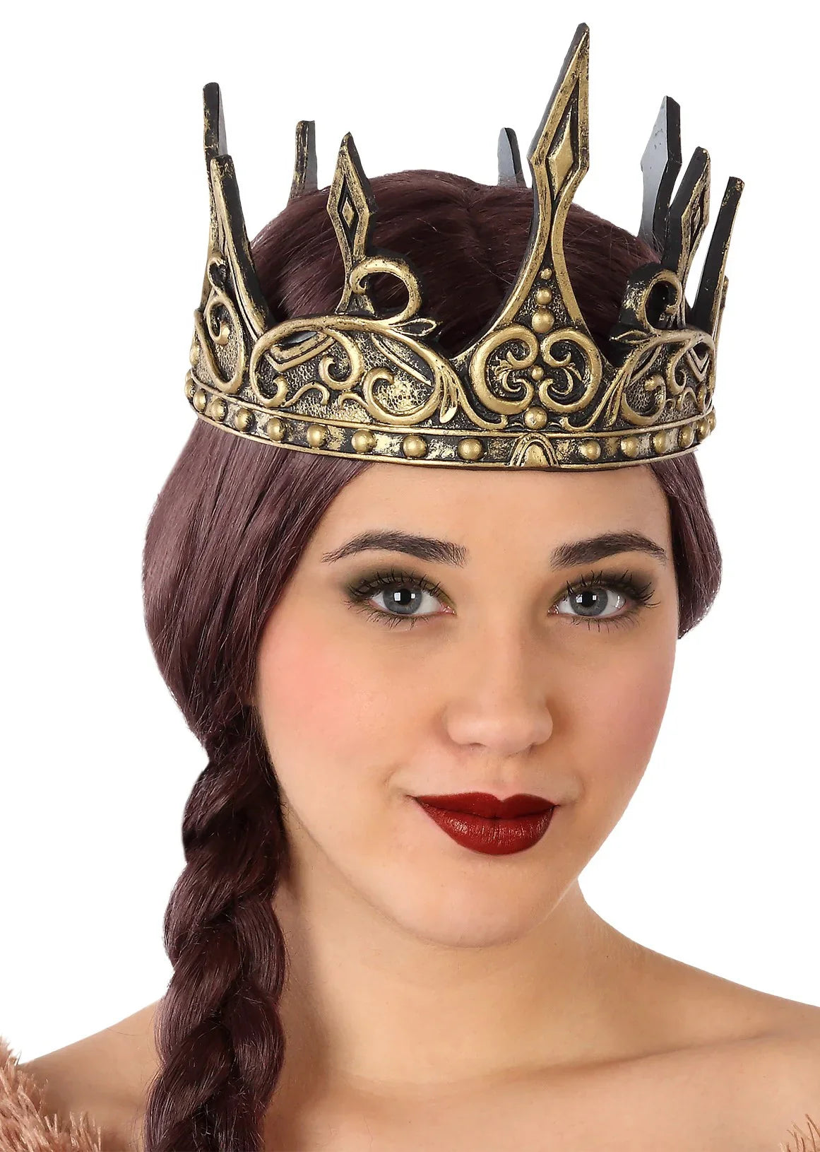 Corona de Reina o Rey Medieval Dorada de Foam Coronas y Tiaras Atosa