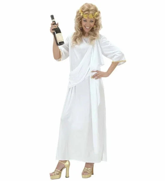 Túnica Romana Blanca Unisex para Adulto Disfraces Baratos Widmann