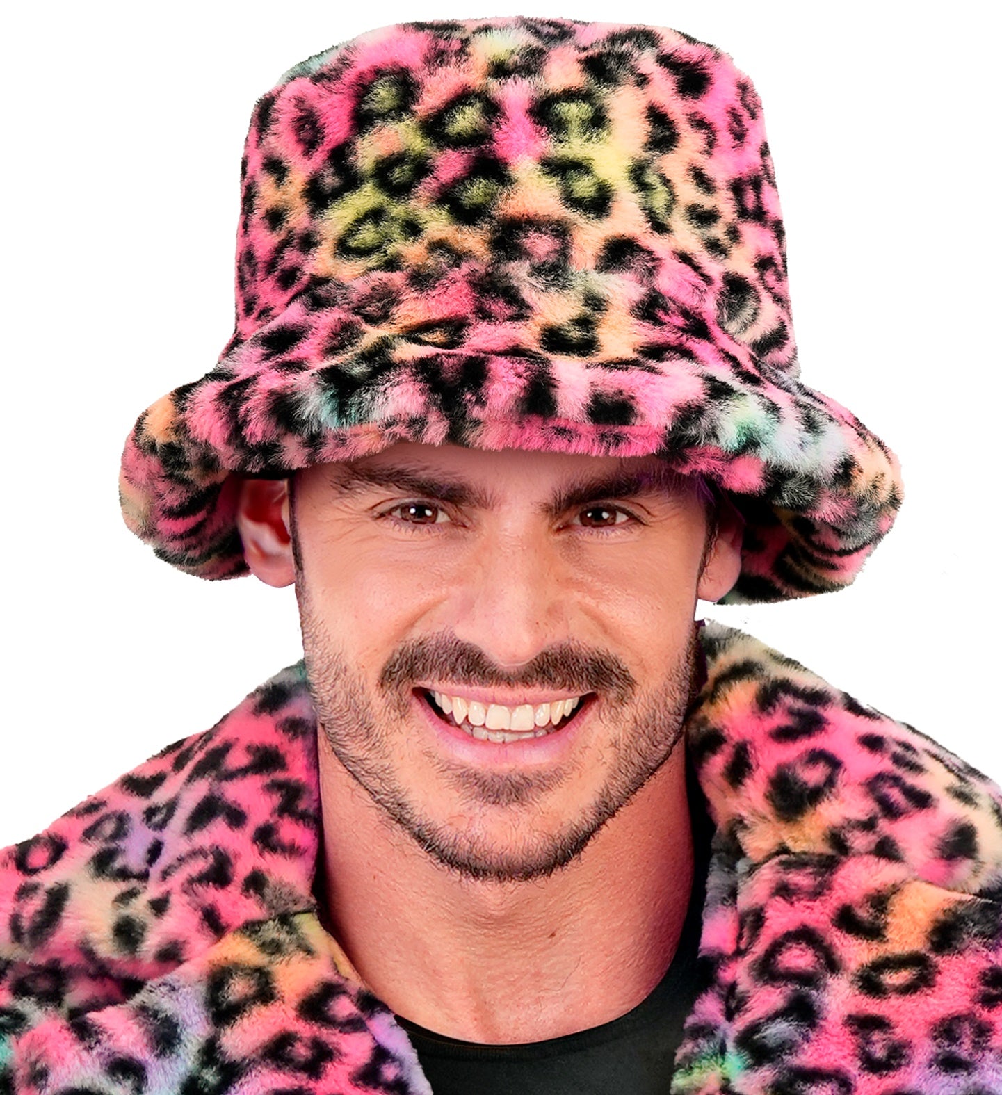 Gorro Pescador de Peluche de Leopardo Multicolor Sombreros y Gorros Widmann