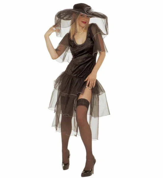 Vestido de Viuda Alegre Adultos Widmann