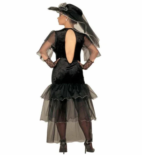 Vestido de Viuda Alegre Adultos Widmann