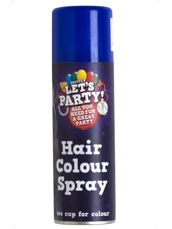 Spray para el pelo en azul COMPLEMENTOS Smiffys
