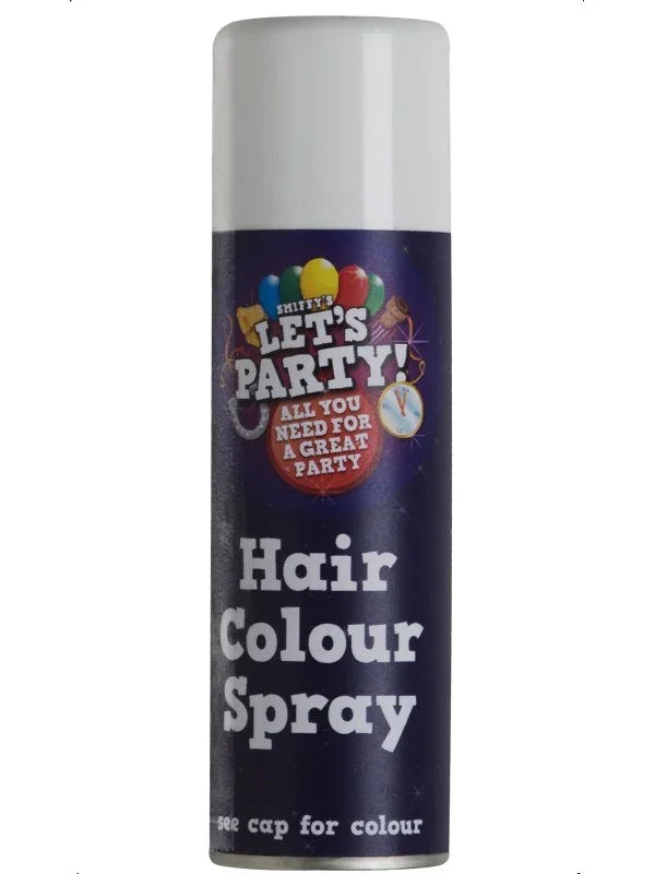 Spray para el pelo en blanco COMPLEMENTOS Smiffys