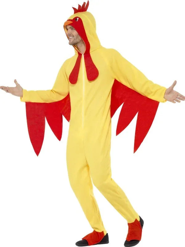 Disfraz de Pollo Amarillo Unisex para Adulto Adultos Smiffys