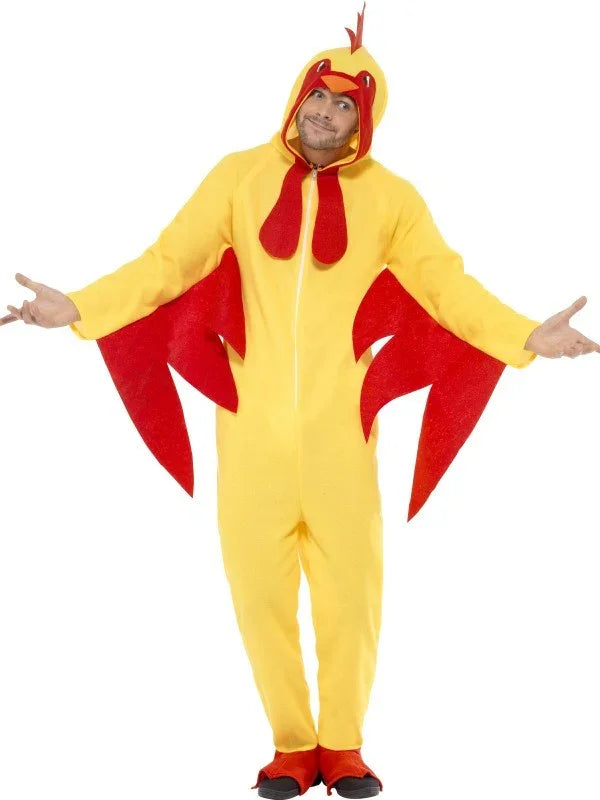 Disfraz de Pollo Amarillo Unisex para Adulto Adultos Smiffys