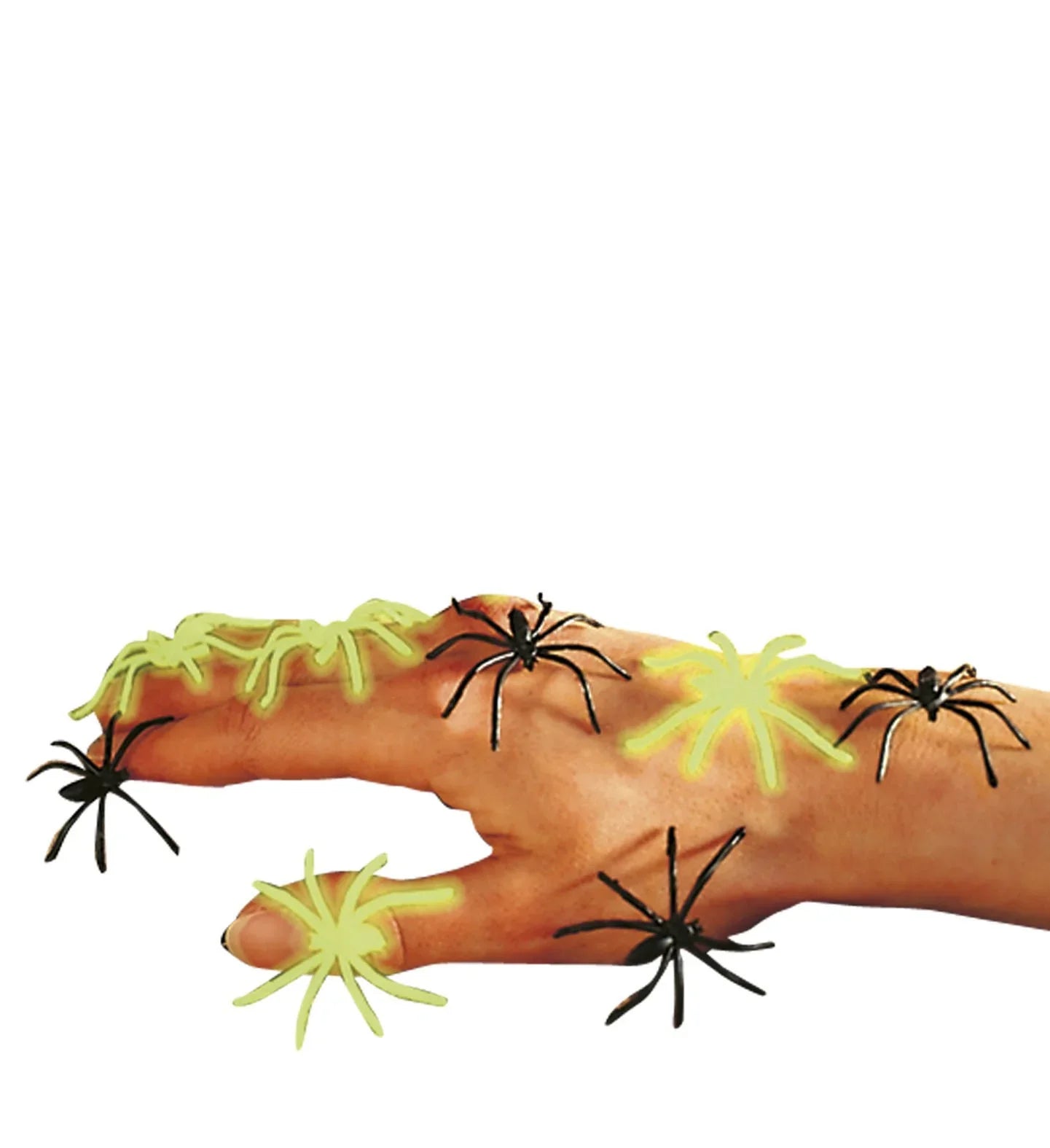 Pack Arañas Negras y Fluorescentes COMPLEMENTOS Widmann