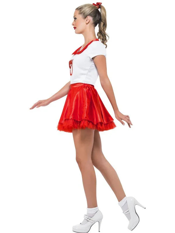 Disfraz de Cheerleader Grease para Mujer Grease y Años 40 - 50 Smiffys