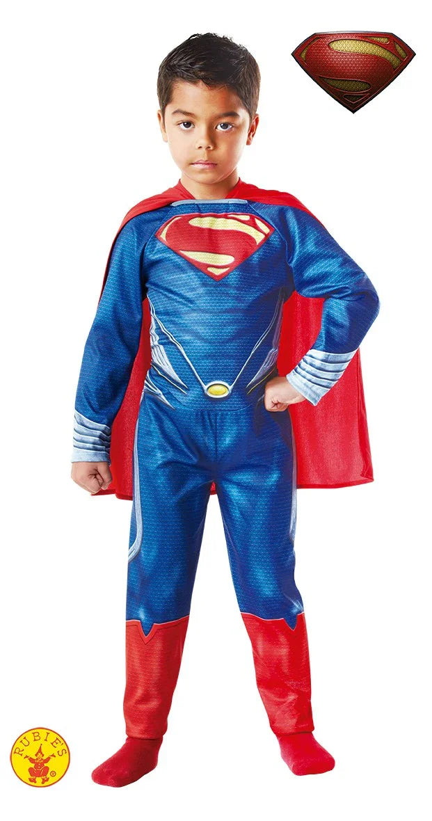 Disfraz de Superman Hombre de acero para niño Superhéroes Infantiles Rubies