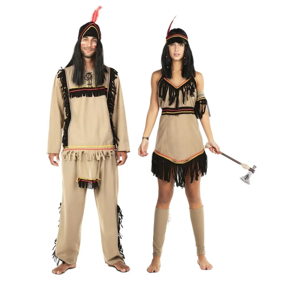 Disfraces en Pareja de Indios Sioux Indio Disfraces Simon