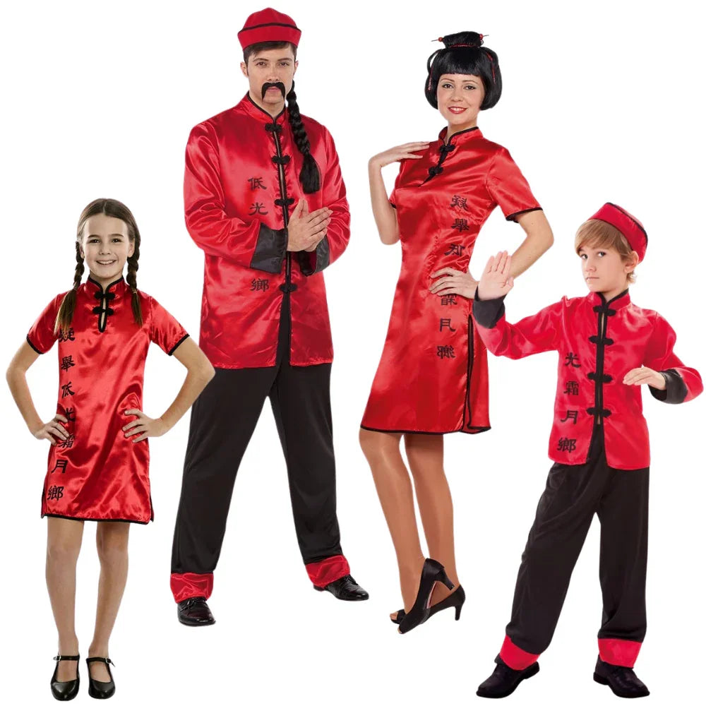 Disfraces para Grupo de Chinos Orientales Chinos Disfraces Simon