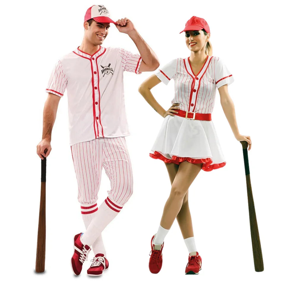 Disfraces en Pareja de Jugadores de Béisbol Jugadores de Béisbol Disfraces Simon