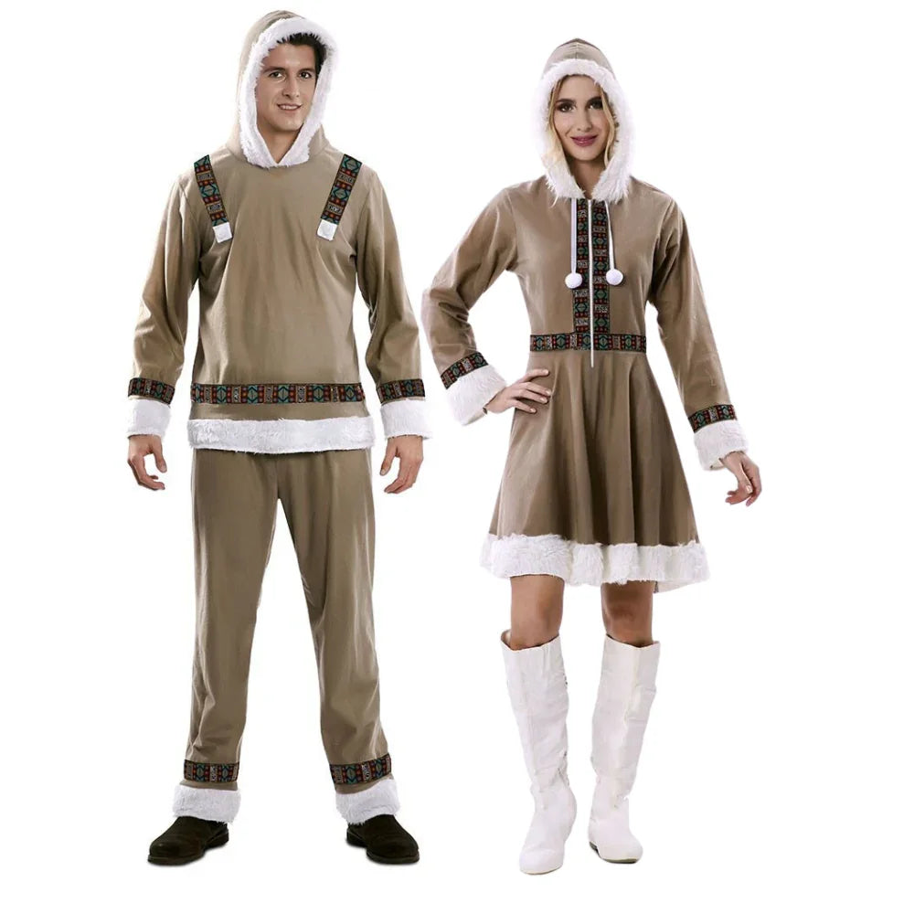 Disfraces en Pareja de Esquimales Siberianos Esquimales Disfraces Simon