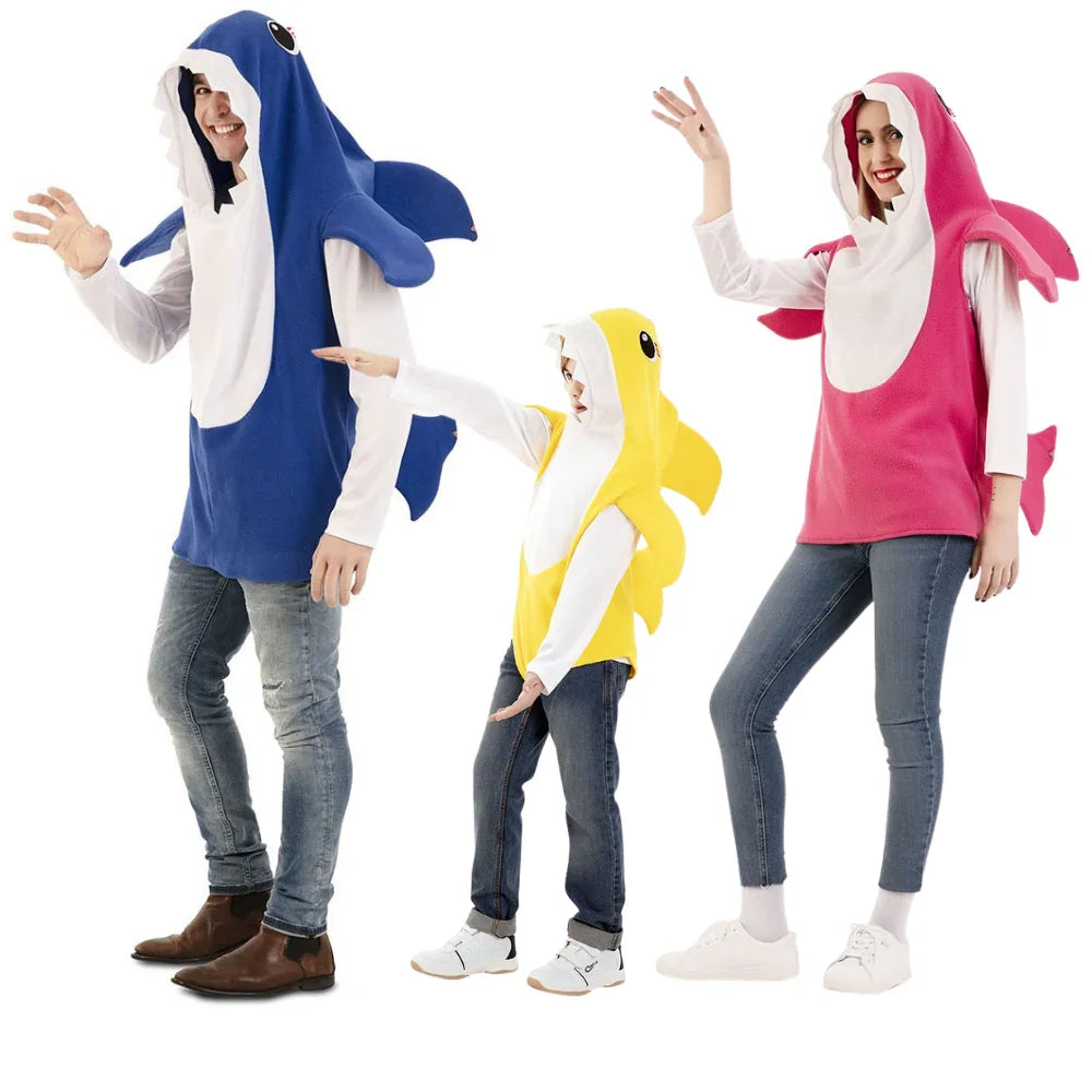 Disfraces para Grupo de Tiburones Baby Shark Tiburón Disfraces Simon
