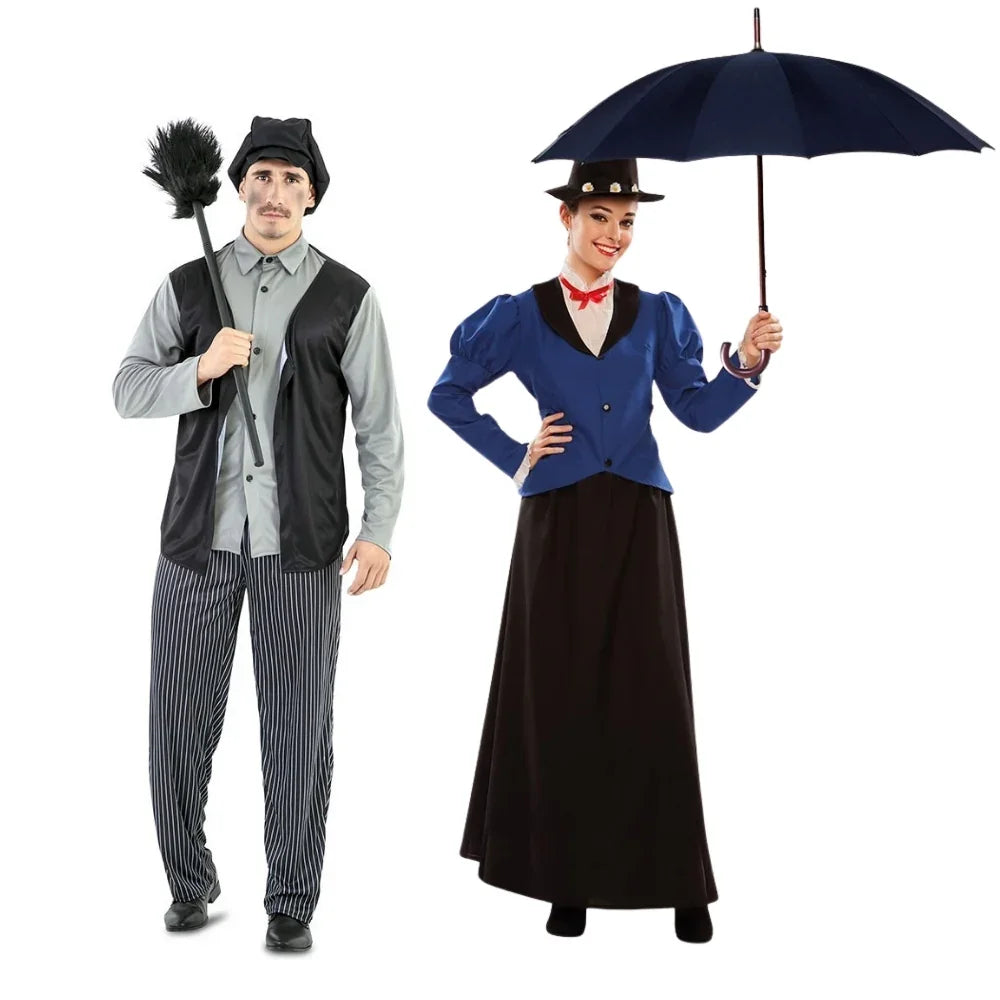 Disfraces en Pareja de Mary Poppins y Bert Mary Poppins Disfraces Simon