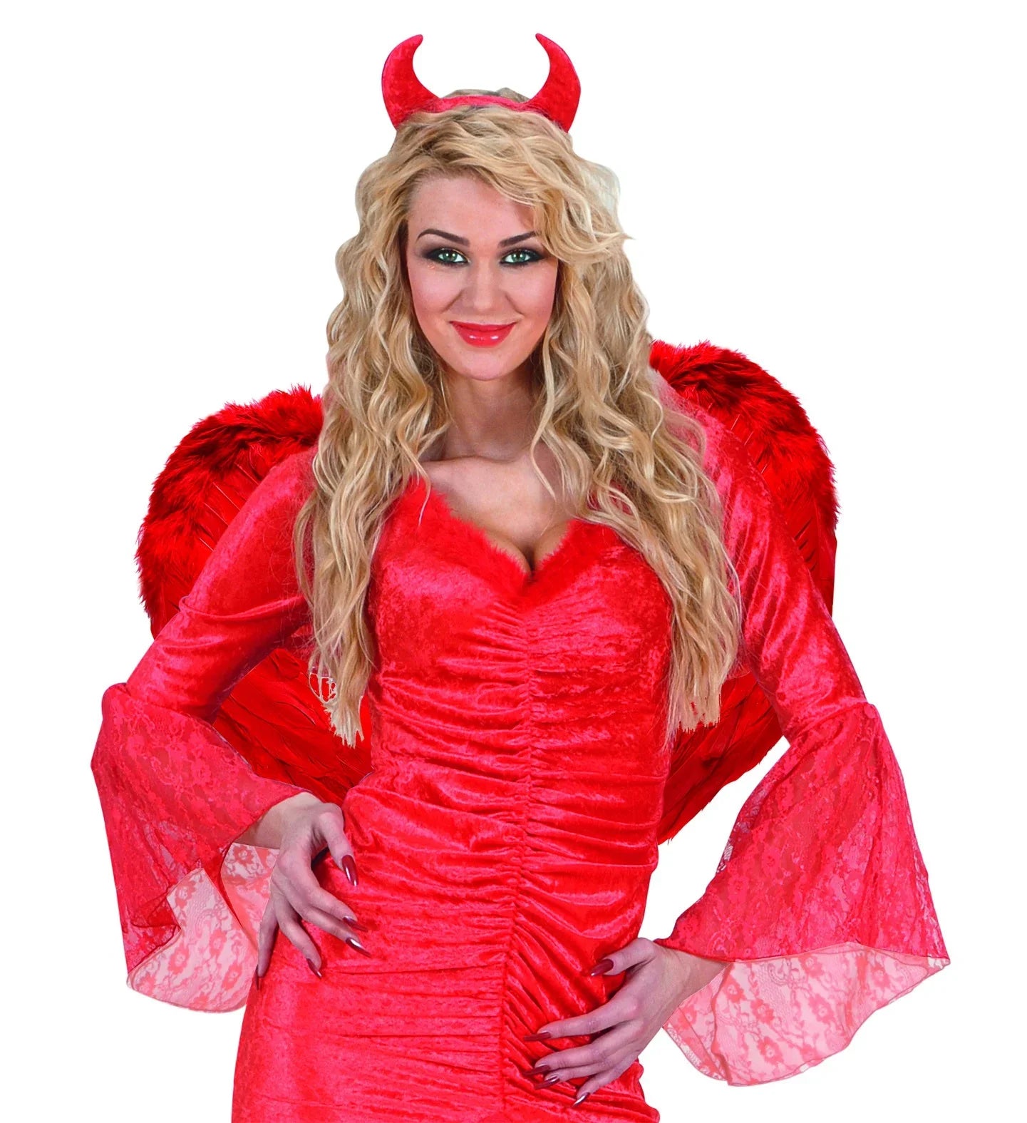 Alas de plumas rojas Alas Widmann