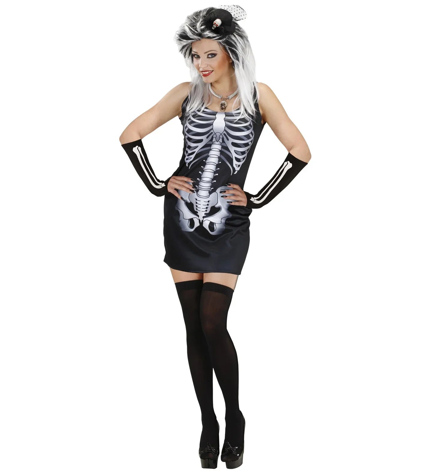 Guantes largos de huesos sin dedos Guantes Widmann