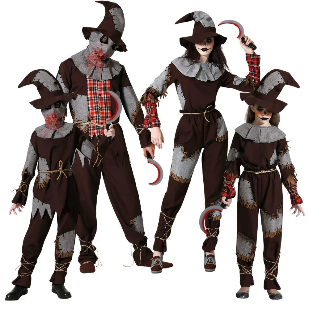 Disfraces para Grupo de Espantapájaros Siniestros Espantapájaros Disfraces Simon