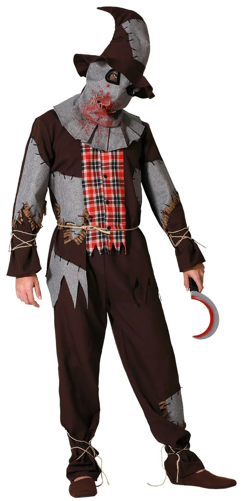 Disfraces en Pareja de Espantapájaros Siniestros Espantapájaros Disfraces Simon