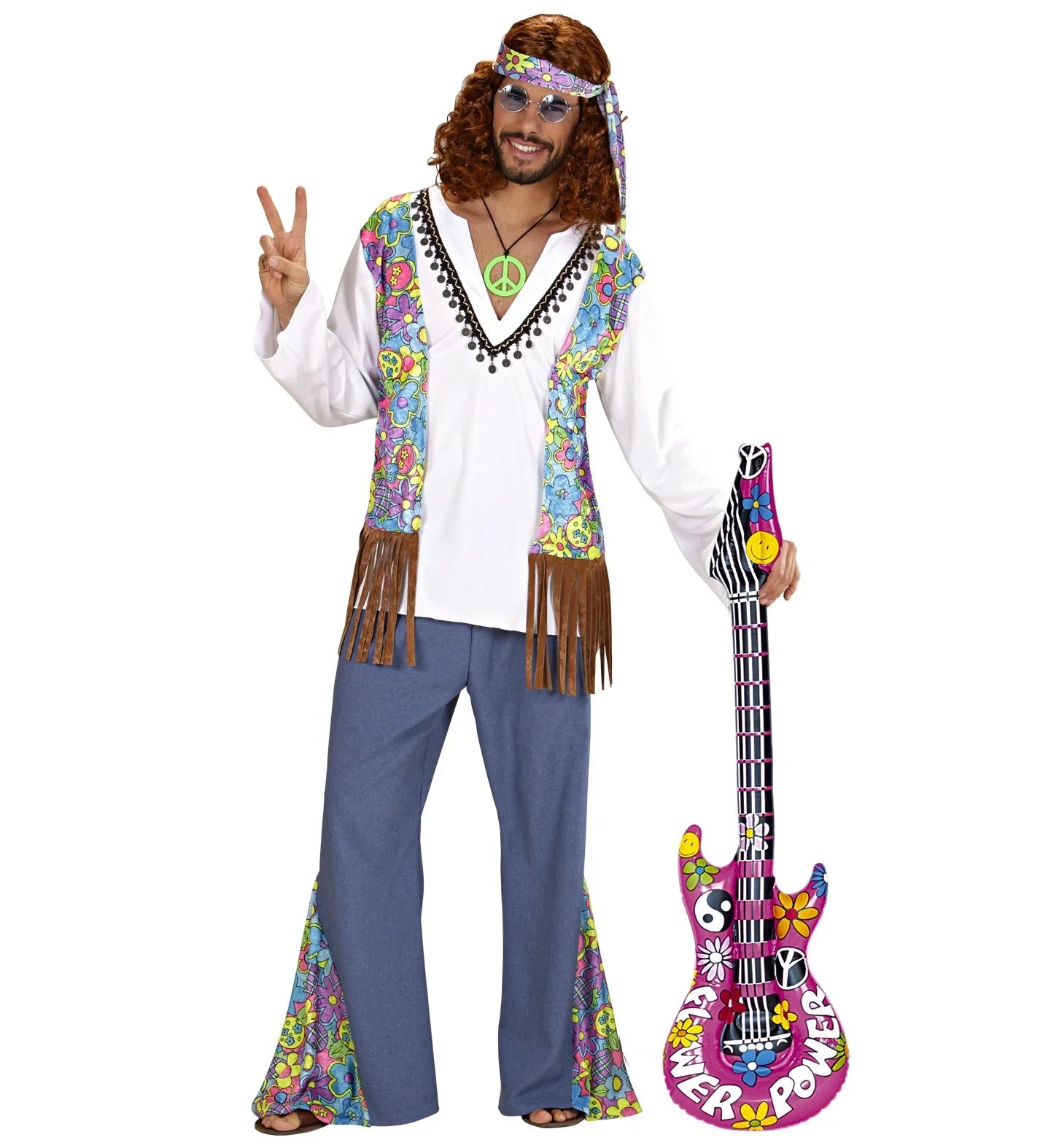 Guitarra Hinchable para Hippies COMPLEMENTOS Widmann