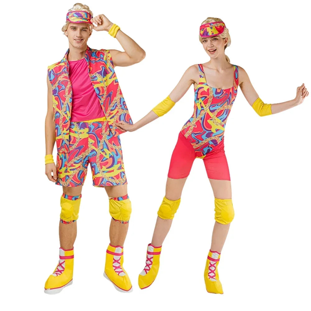 Disfraces en Pareja de Barbie y Ken Patinadores Barbie Disfraces Simon
