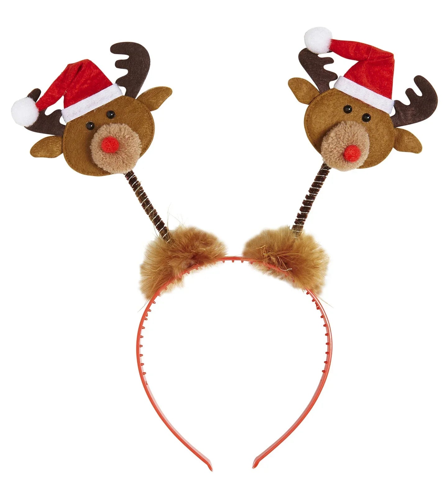Diadema de Renos con Gorro de Papá Noel Navidad Widmann