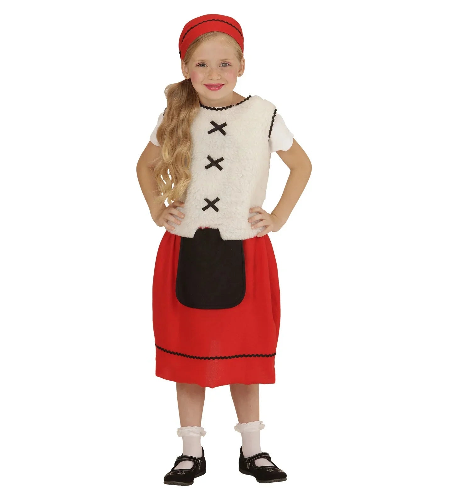 Disfraz de Pastora para Niña Navidad Widmann