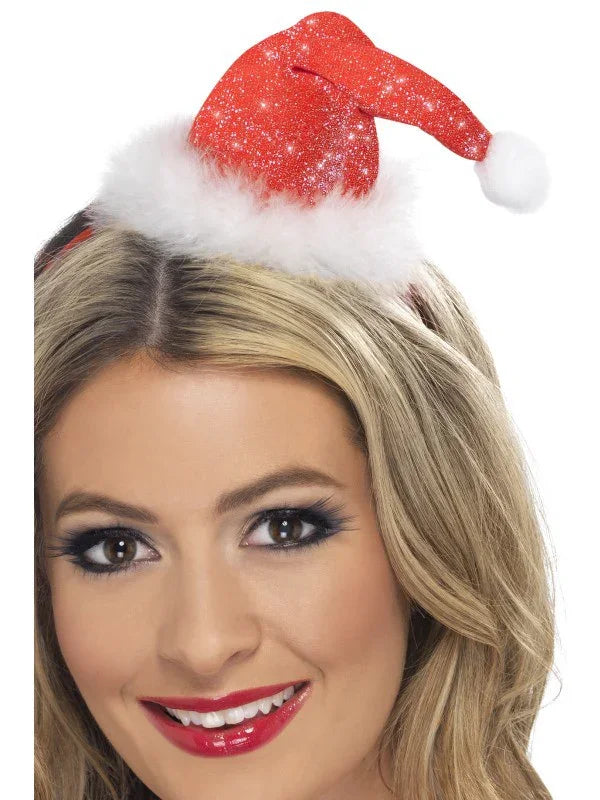 Mini sombrero Papa Noel Navidad Smiffys