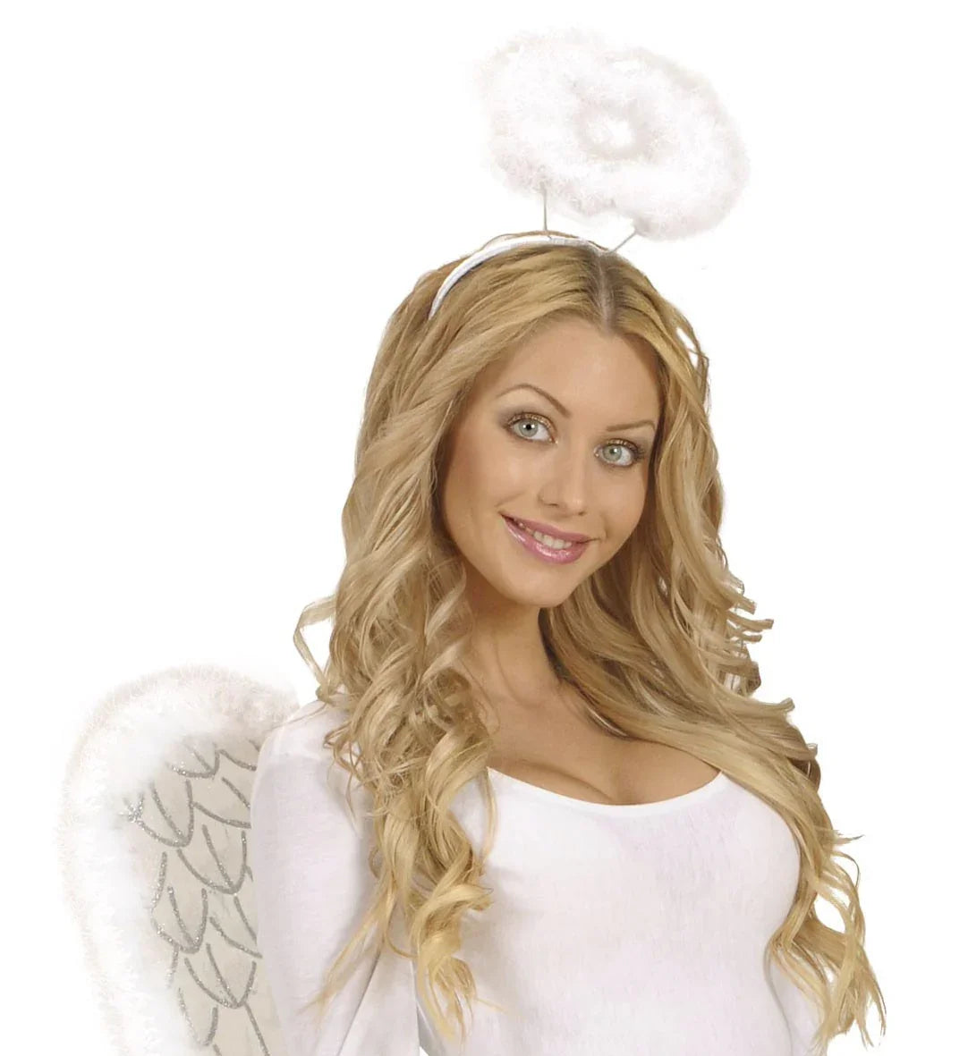 Aureola Blanca para Ángel Accesorios para la Cabeza Widmann