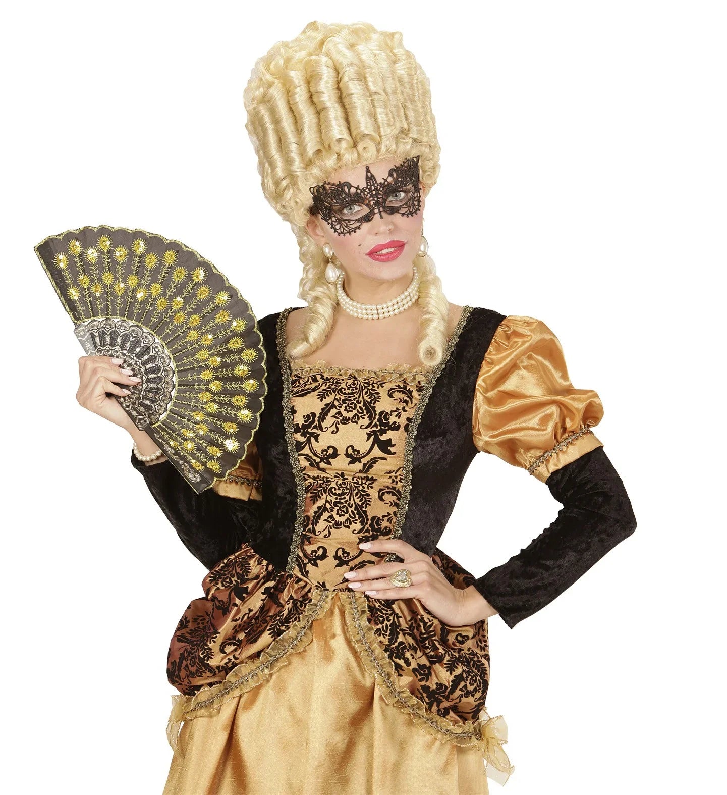 Antifaz de Encaje Negro Antifaces Widmann