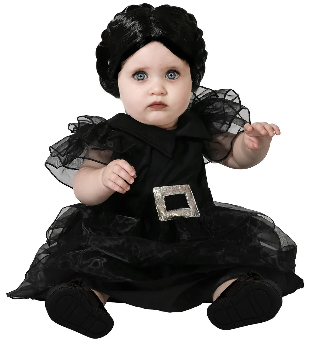 Disfraz de Miércoles de Fiesta para Bebé Miércoles Addams Atosa