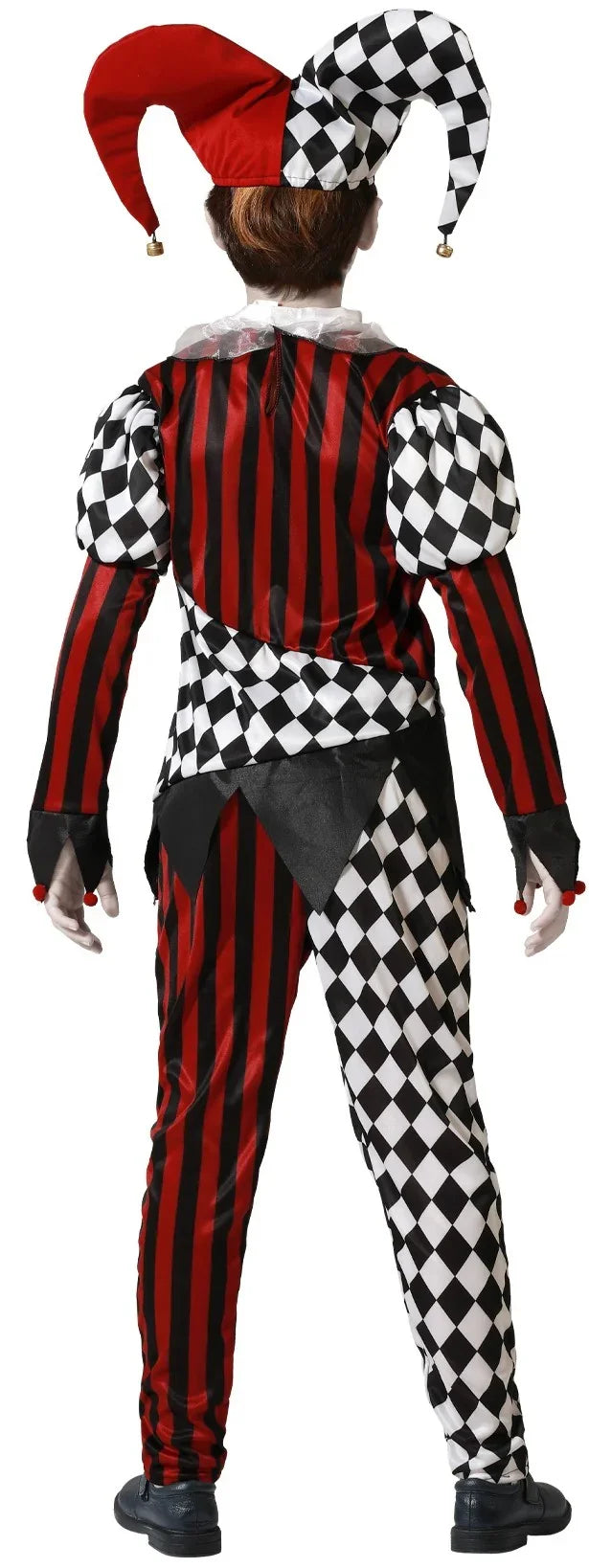 Disfraz de Arlequín Demoníaco para Niño Payasos Asesinos Atosa