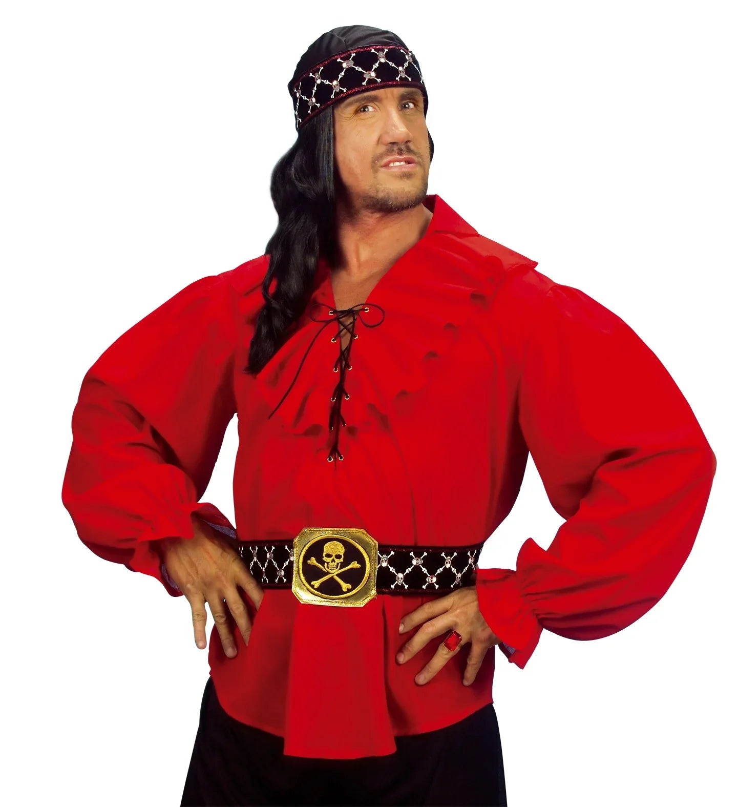 Camisa Pirata Roja para Hombre Chaquetas, Chalecos y Camisas Widmann